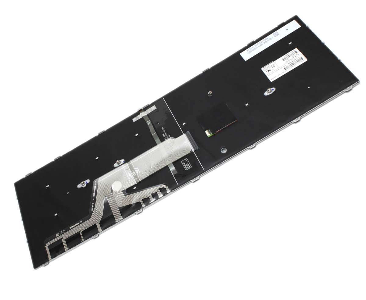 Tastatura HP L01027 B31 Argintie iluminata backlit si Trackpoint
