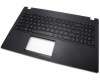 Tastatura Asus  R512MAV neagra cu Palmrest negru. Keyboard Asus  R512MAV neagra cu Palmrest negru. Tastaturi laptop Asus  R512MAV neagra cu Palmrest negru. Tastatura notebook Asus  R512MAV neagra cu Palmrest negru