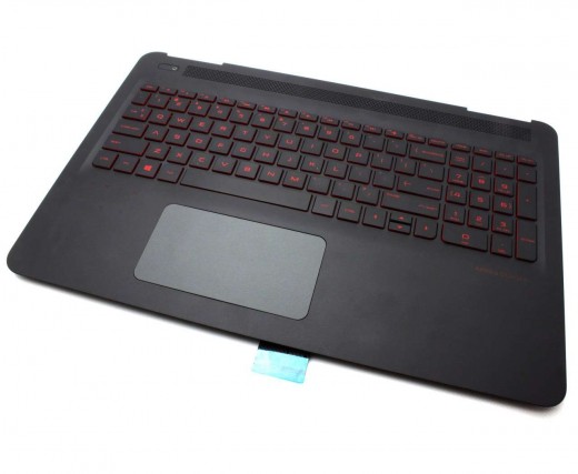 Tastatura HP Pavilion 15-bc499 Neagra cu Palmrest Negru si TouchPad iluminata backlit. Keyboard HP Pavilion 15-bc499 Neagra cu Palmrest Negru si TouchPad. Tastaturi laptop HP Pavilion 15-bc499 Neagra cu Palmrest Negru si TouchPad. Tastatura notebook HP Pavilion 15-bc499 Neagra cu Palmrest Negru si TouchPad