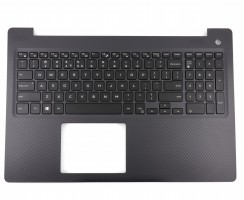 Tastatura Dell Inspiron 3585 Negra cu Palmrest Negru iluminata backlit. Keyboard Dell Inspiron 3585 Negra cu Palmrest Negru. Tastaturi laptop Dell Inspiron 3585 Negra cu Palmrest Negru. Tastatura notebook Dell Inspiron 3585 Negra cu Palmrest Negru