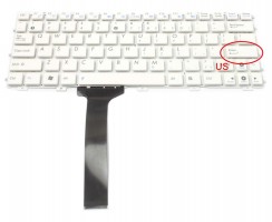 Tastatura Asus Eee PC R011PX alba. Keyboard Asus Eee PC R011PX. Tastaturi laptop Asus Eee PC R011PX. Tastatura notebook Asus Eee PC R011PX