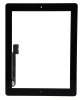 Digitizer Touchscreen Apple iPad 4 A1459 A1458 cu buton home si adeziv Negru. Geam Sticla Tableta Apple iPad 4 A1459 A1458 cu buton home si adeziv Negru