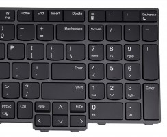 Tastatura Lenovo ThinkPad L15 Gen 4 Type 21H8 Neagra cu TrackPoint iluminata backlit