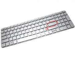 Tastatura HP  665937 211 Argintie. Keyboard HP  665937 211. Tastaturi laptop HP  665937 211. Tastatura notebook HP  665937 211