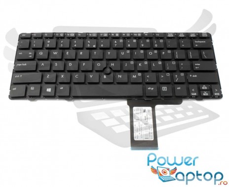 Tastatura HP EliteBook 2570P neagra. Keyboard HP EliteBook 2570P. Tastaturi laptop HP EliteBook 2570P. Tastatura notebook HP EliteBook 2570P