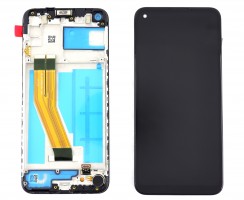 Ecran Samsung A11 A115 OEM cu Rama VARIANTA SCURTA CU STICLA 157mm
