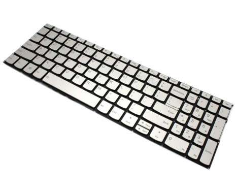 Tastatura Lenovo IdeaPad V330-15ISK Argintie iluminata backlit. Keyboard Lenovo IdeaPad V330-15ISK Argintie. Tastaturi laptop Lenovo IdeaPad V330-15ISK Argintie. Tastatura notebook Lenovo IdeaPad V330-15ISK Argintie