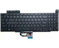 Tastatura Asus Rog GM501 iluminata layout US fara rama enter mic