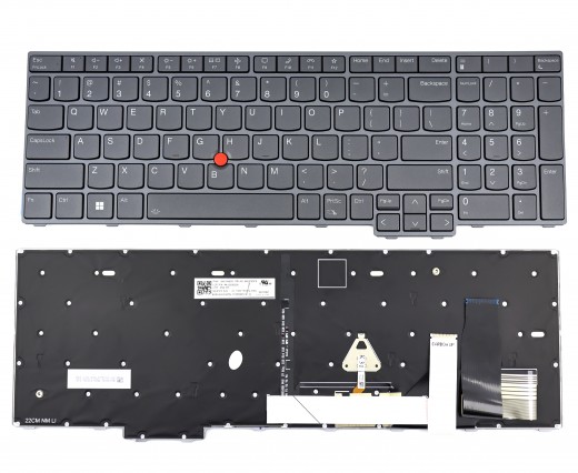 Tastatura Lenovo ThinkPad T16 Gen 1 Type 21BV Gri cu TrackPoint iluminata backlit. Keyboard Lenovo ThinkPad T16 Gen 1 Type 21BV Gri cu TrackPoint. Tastaturi laptop Lenovo ThinkPad T16 Gen 1 Type 21BV Gri cu TrackPoint. Tastatura notebook Lenovo ThinkPad T16 Gen 1 Type 21BV Gri cu TrackPoint