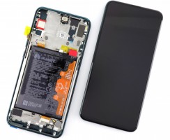 Ansamblu Display LCD + Touchscreen Huawei Y9 Prime 2019 Display Original Service Pack Green Verde . Ecran + Digitizer Huawei Y9 Prime 2019 Display Original Service Pack Green Verde