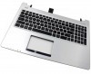 Tastatura Asus  0KNB0-6127US00 neagra cu Palmrest argintiu. Keyboard Asus  0KNB0-6127US00 neagra cu Palmrest argintiu. Tastaturi laptop Asus  0KNB0-6127US00 neagra cu Palmrest argintiu. Tastatura notebook Asus  0KNB0-6127US00 neagra cu Palmrest argintiu