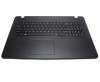 Tastatura Asus  X751MJ neagra cu Palmrest negru. Keyboard Asus  X751MJ neagra cu Palmrest negru. Tastaturi laptop Asus  X751MJ neagra cu Palmrest negru. Tastatura notebook Asus  X751MJ neagra cu Palmrest negru