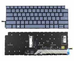 Tastatura Dell Inspiron 14 5445 Gri iluminata. Keyboard Dell Inspiron 14 5445. Tastaturi laptop Dell Inspiron 14 5445. Tastatura notebook Dell Inspiron 14 5445
