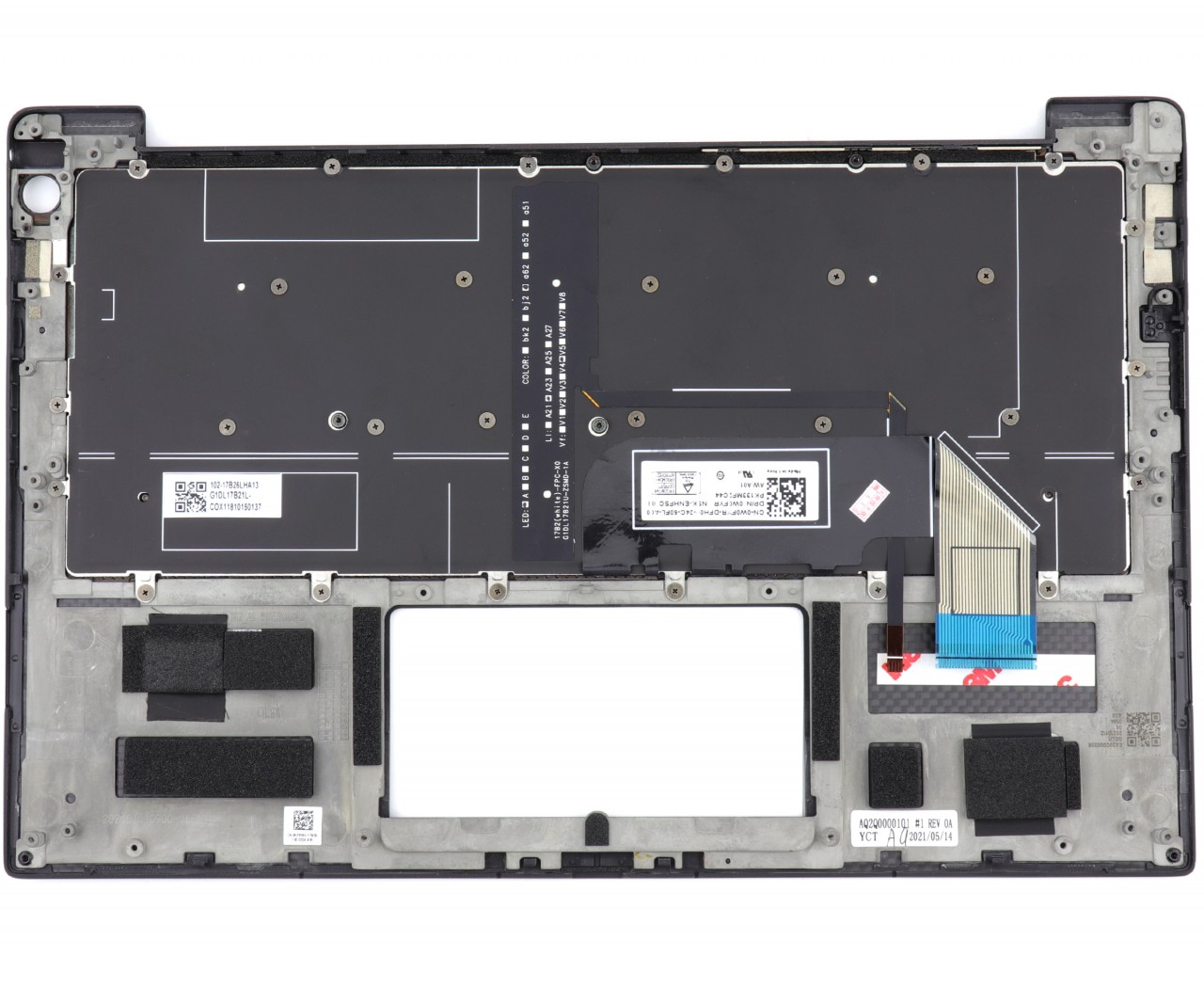 Tastatura Dell AQ200000101 Neagra cu Palmrest Negru iluminata backlit image4