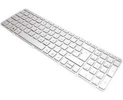 Tastatura HP  90.4RH07.UIA Argintie. Keyboard HP  90.4RH07.UIA Argintie. Tastaturi laptop HP  90.4RH07.UIA Argintie. Tastatura notebook HP  90.4RH07.UIA Argintie