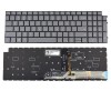 Tastatura Dell PK133ZW2B01 Gri iluminata backlit. Keyboard Dell PK133ZW2B01 Gri. Tastaturi laptop Dell PK133ZW2B01 Gri. Tastatura notebook Dell PK133ZW2B01 Gri