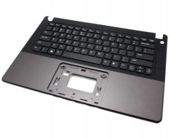 Tastatura Dell Vostro V5460 Neagra cu Palmrest Negru/Maro. Keyboard Dell Vostro V5460 Neagra cu Palmrest Negru/Maro. Tastaturi laptop Dell Vostro V5460 Neagra cu Palmrest Negru/Maro. Tastatura notebook Dell Vostro V5460 Neagra cu Palmrest Negru/Maro