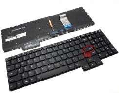 Tastatura Lenovo NSK-65EBN Neagra cu Iluminare Alba. Keyboard Lenovo NSK-65EBN. Tastaturi laptop Lenovo NSK-65EBN. Tastatura notebook Lenovo NSK-65EBN