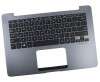 Tastatura Asus 90NB0DS4-R31 Neagra cu Palmrest Gri iluminata backlit. Keyboard Asus 90NB0DS4-R31 Neagra cu Palmrest Gri. Tastaturi laptop Asus 90NB0DS4-R31 Neagra cu Palmrest Gri. Tastatura notebook Asus 90NB0DS4-R31 Neagra cu Palmrest Gri
