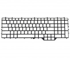 Tastatura Alba Dell 0FJYT6 iluminata RGB layout US fara rama enter mic