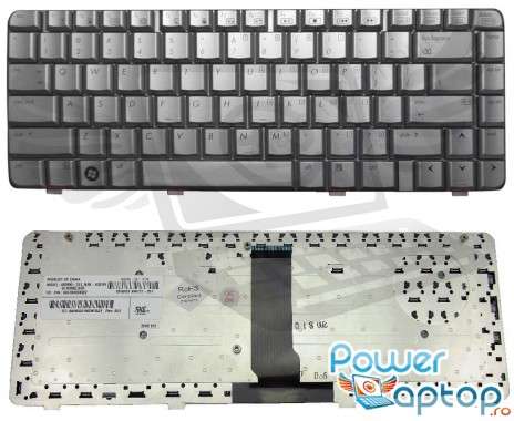 Tastatura HP Pavilion DV3500 argintie. Keyboard HP Pavilion DV3500 argintie. Tastaturi laptop HP Pavilion DV3500 argintie. Tastatura notebook HP Pavilion DV3500 argintie