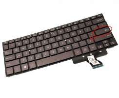 Tastatura Asus  9Z.N8JLU.101 maro iluminata. Keyboard Asus  9Z.N8JLU.101. Tastaturi laptop Asus  9Z.N8JLU.101. Tastatura notebook Asus  9Z.N8JLU.101