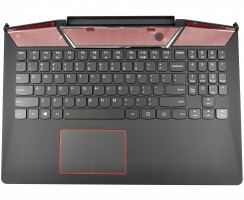 Tastatura Lenovo Legion Y720-15IKB Type 81CQ Gri cu Palmrest Negru si TouchPad iluminata backlit. Keyboard Lenovo Legion Y720-15IKB Type 81CQ Gri cu Palmrest Negru si TouchPad. Tastaturi laptop Lenovo Legion Y720-15IKB Type 81CQ Gri cu Palmrest Negru si TouchPad. Tastatura notebook Lenovo Legion Y720-15IKB Type 81CQ Gri cu Palmrest Negru si TouchPad