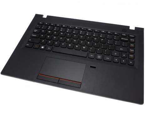 Tastatura Lenovo E31-80 Neagra cu Palmrest negru si Touchpad. Keyboard Lenovo E31-80 Neagra cu Palmrest negru si Touchpad. Tastaturi laptop Lenovo E31-80 Neagra cu Palmrest negru si Touchpad. Tastatura notebook Lenovo E31-80 Neagra cu Palmrest negru si Touchpad