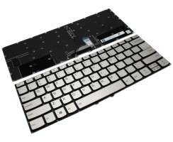 Tastatura Lenovo Yoga C930-13IKB Argintie iluminata backlit. Keyboard Lenovo Yoga C930-13IKB Argintie. Tastaturi laptop Lenovo Yoga C930-13IKB Argintie. Tastatura notebook Lenovo Yoga C930-13IKB Argintie