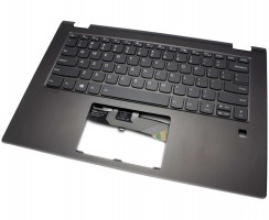 Tastatura Lenovo Yoga 530-14IKB Neagra cu Palmrest gri inchis iluminata backlit. Keyboard Lenovo Yoga 530-14IKB Neagra cu Palmrest gri inchis. Tastaturi laptop Lenovo Yoga 530-14IKB Neagra cu Palmrest gri inchis. Tastatura notebook Lenovo Yoga 530-14IKB Neagra cu Palmrest gri inchis