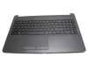 Tastatura HP 15-db neagra cu Palmrest negru. Keyboard HP 15-db neagra cu Palmrest negru. Tastaturi laptop HP 15-db neagra cu Palmrest negru. Tastatura notebook HP 15-db neagra cu Palmrest negru