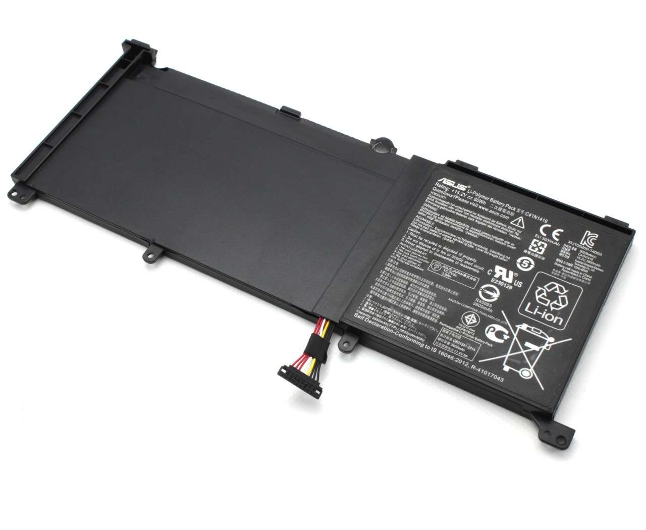 Baterie Asus ZenBook Pro UX501JW-FI218H Originala 60Wh