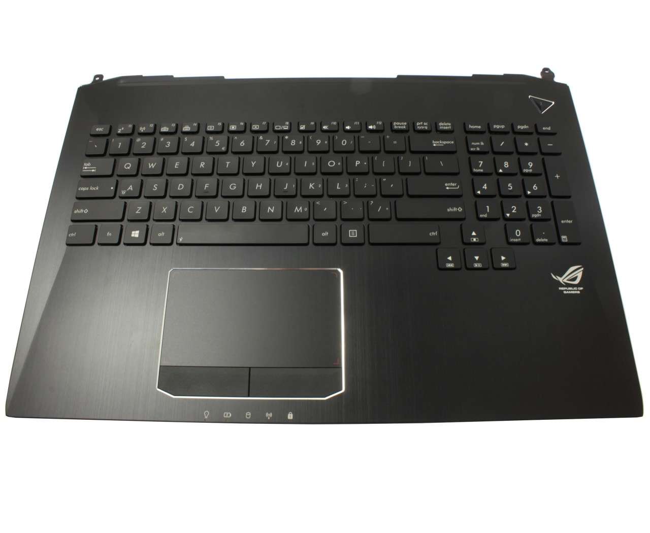 Tastatura Asus G750JM iluminata cu Palmrest negru si Touchpad Asus
