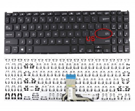 Tastatura Asus M509DJ. Keyboard Asus M509DJ. Tastaturi laptop Asus M509DJ. Tastatura notebook Asus M509DJ