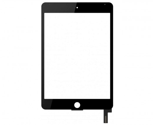 Digitizer Touchscreen Apple iPad Mini 4 A1538 A1550 Negru. Geam Sticla Tableta Apple iPad Mini 4 A1538 A1550 Negru
