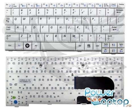 Tastatura Samsung  N130 alba. Keyboard Samsung  N130 alba. Tastaturi laptop Samsung  N130 alba. Tastatura notebook Samsung  N130 alba