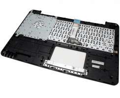 Tastatura Asus  F555LA Neagra cu Palmrest argintiu