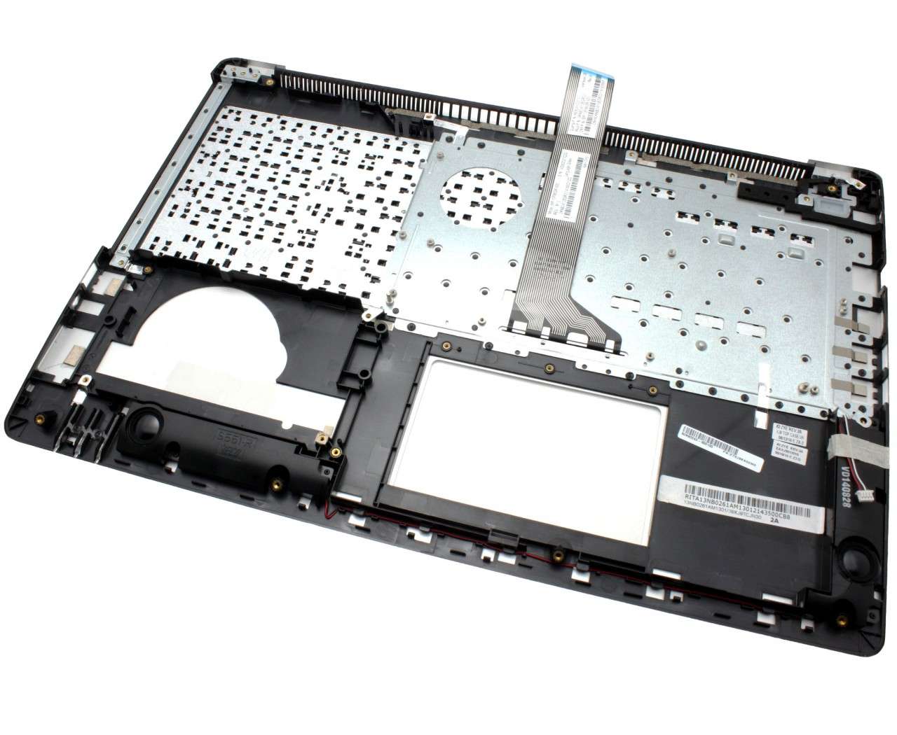 Tastatura Asus K551LN neagra cu Palmrest argintiu