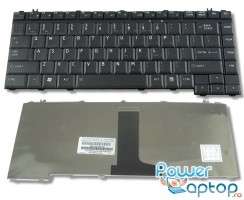 Tastatura Toshiba Satellite A210 neagra. Keyboard Toshiba Satellite A210 neagra. Tastaturi laptop Toshiba Satellite A210 neagra. Tastatura notebook Toshiba Satellite A210 neagra