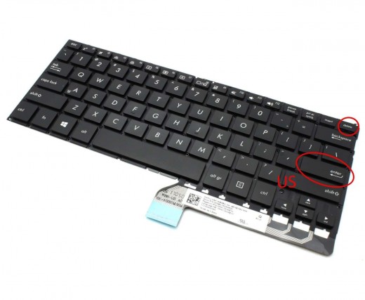 Tastatura Asus  0KNB0-2624UI00 iluminata. Keyboard Asus  0KNB0-2624UI00. Tastaturi laptop Asus  0KNB0-2624UI00. Tastatura notebook Asus  0KNB0-2624UI00
