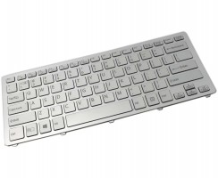 Tastatura Sony 9Z.NABBQ.401 argintie iluminata backlit. Keyboard Sony 9Z.NABBQ.401 argintie. Tastaturi laptop Sony 9Z.NABBQ.401 argintie. Tastatura notebook Sony 9Z.NABBQ.401 argintie