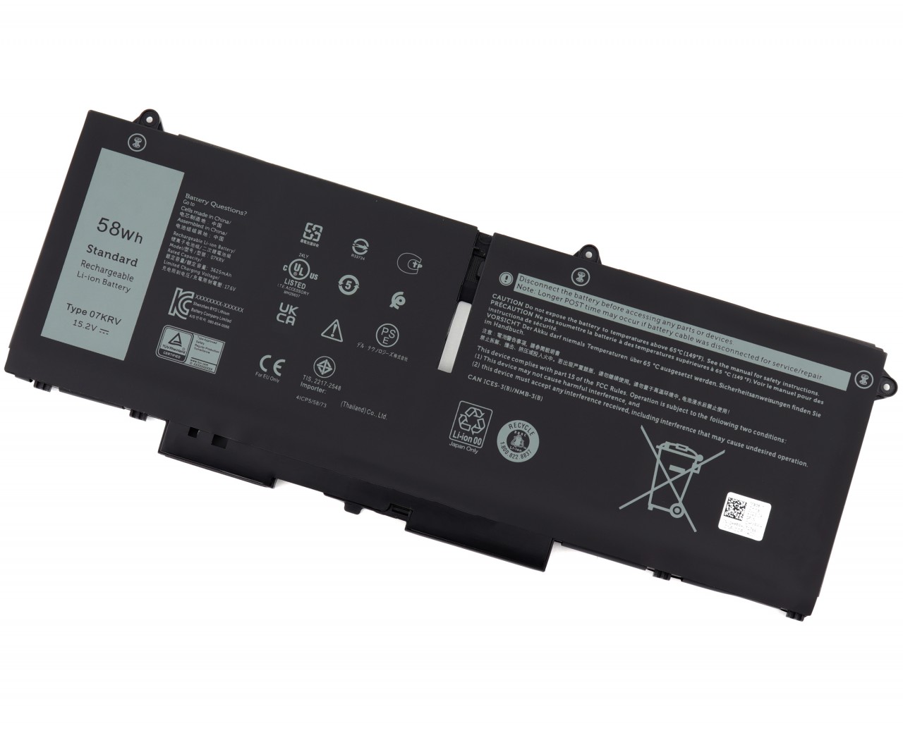 Baterie Dell Latitude 7530 Oem 58Wh