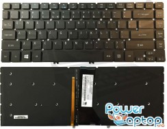 Tastatura Acer Aspire E5-411G iluminata backlit. Keyboard Acer Aspire E5-411G iluminata backlit. Tastaturi laptop Acer Aspire E5-411G iluminata backlit. Tastatura notebook Acer Aspire E5-411G iluminata backlit
