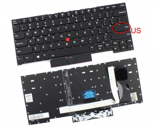 Tastatura Lenovo ThinkPad E490S iluminata. Keyboard Lenovo ThinkPad E490S. Tastaturi laptop Lenovo ThinkPad E490S. Tastatura notebook Lenovo ThinkPad E490S