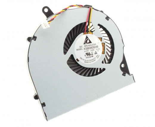 Cooler laptop Toshiba Satellite P55-A Mufa 3 pini. Ventilator procesor Toshiba Satellite P55-A. Sistem racire laptop Toshiba Satellite P55-A