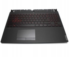 Tastatura Lenovo  5CB0R40174 neagra cu Palmrest negru iluminata backlit. Keyboard Lenovo  5CB0R40174 neagra cu Palmrest negru. Tastaturi laptop Lenovo  5CB0R40174 neagra cu Palmrest negru. Tastatura notebook Lenovo  5CB0R40174 neagra cu Palmrest negru