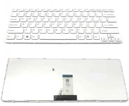 Tastatura Sony Vaio SVE1412 series alba. Keyboard Sony Vaio SVE1412 series alba. Tastaturi laptop Sony Vaio SVE1412 series alba. Tastatura notebook Sony Vaio SVE1412 series alba