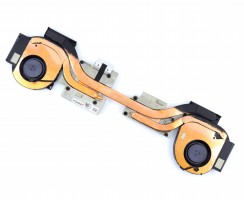 Cooler laptop Dell YHP4Y cu heatpipe. Ventilator procesor Dell YHP4Y. Sistem racire laptop Dell YHP4Y