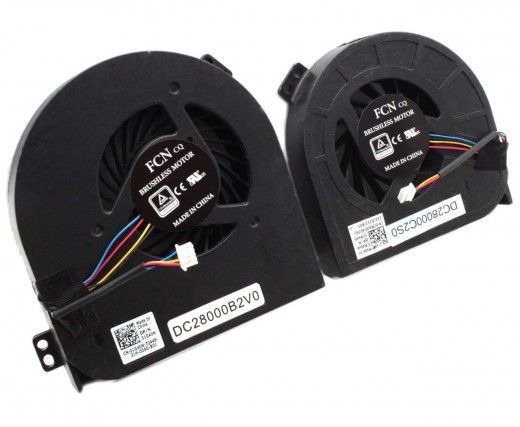 Sistem coolere laptop Dell DC28000C2S0. Ventilatoare procesor Dell DC28000C2S0. Sistem racire laptop Dell DC28000C2S0