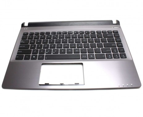 Tastatura Asus U32VM neagra cu Palmrest gri. Keyboard Asus U32VM neagra cu Palmrest gri. Tastaturi laptop Asus U32VM neagra cu Palmrest gri. Tastatura notebook Asus U32VM neagra cu Palmrest gri
